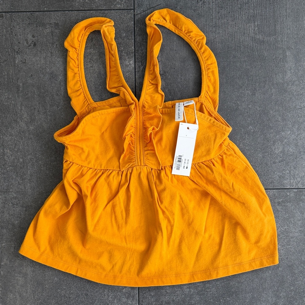Girls Janie & Jack Dark Yellow NWT Sleeveless Top